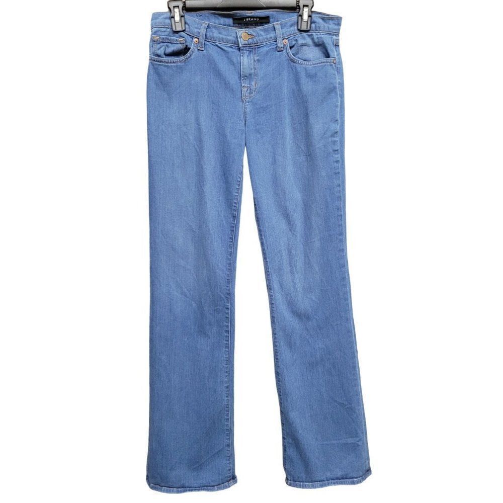 J Brand Women's Slim Boot Leg  in Lucas MidRise Denim Jeans‎ Light Wash Blue 29